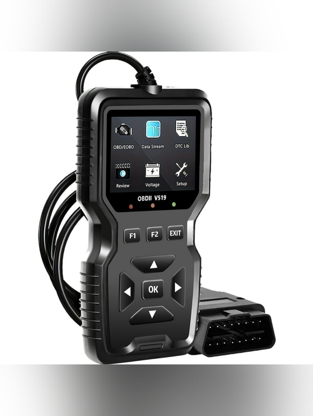 OBDII V519 Diagnostic Code Reader - Black - Picture 10 of 11